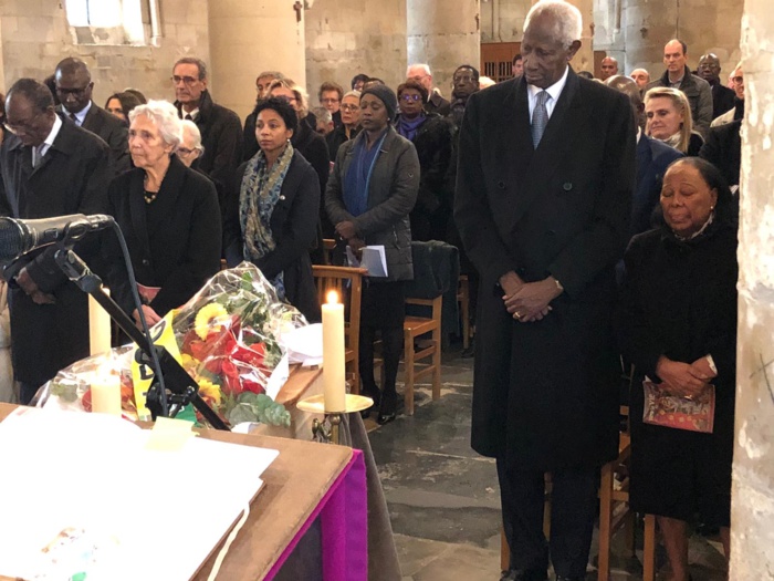 Messe mortuaire pour Colette Senghor à Veron : Abdou Diouf et son épouse ont fait le déplacement