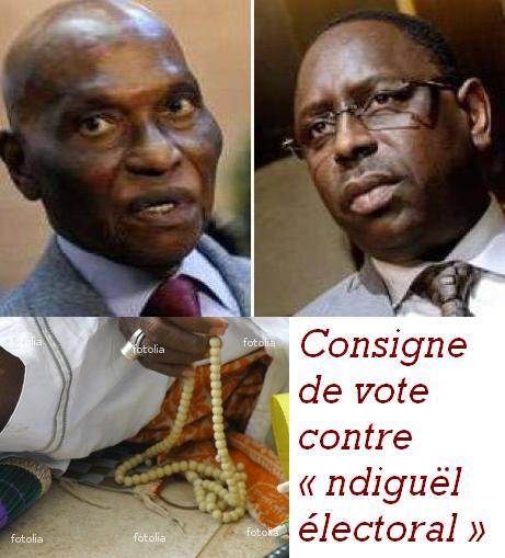Sénégal : Référendum du 25 mars 2012, consigne de vote contre « ndiguël électoral »