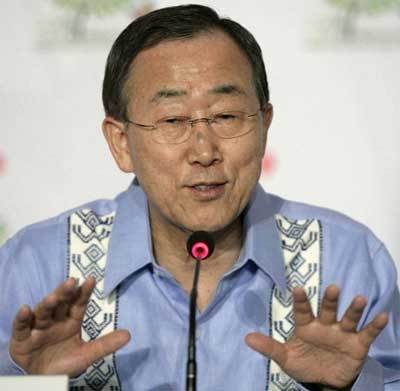 Ban Ki-Moon retient "la belle leçon de démocratie" venant du Sénégal