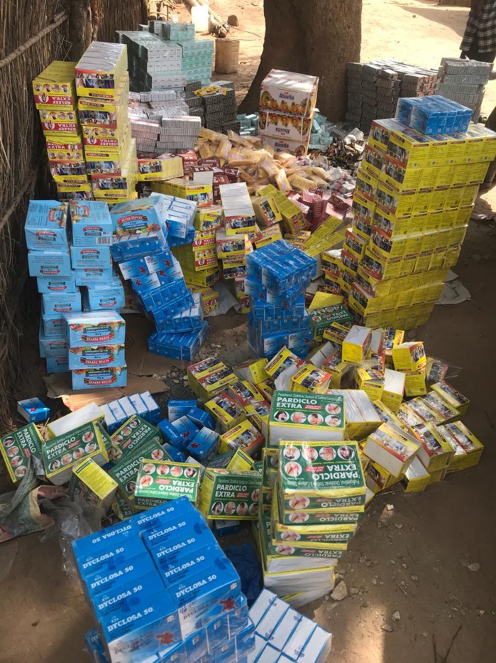 De faux médicaments d’une valeur de 46 millions de francs CFA saisis mercredi, par la Douane de Karang.