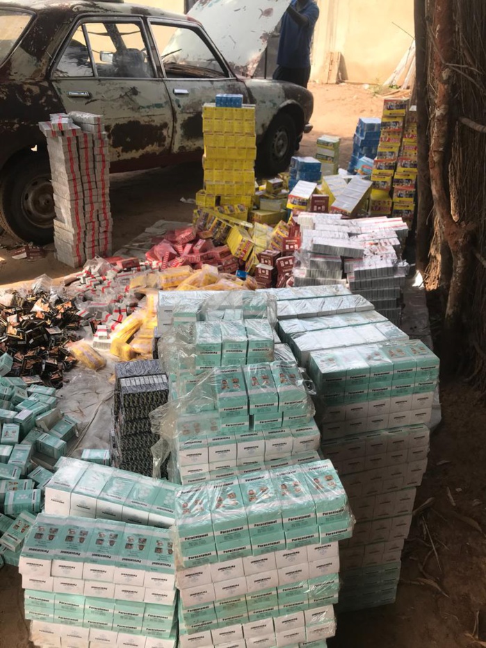 De faux médicaments d’une valeur de 46 millions de francs CFA saisis mercredi, par la Douane de Karang. De faux médicaments d’une valeur de 46 millions de francs CFA saisis mercredi, par la Douane de Karang.