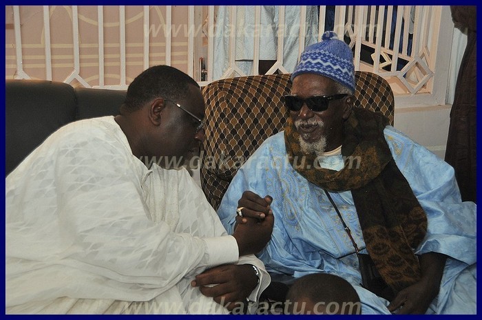 Regardez les images de l'entrevue entre Macky Sall et le khalife général des mourides