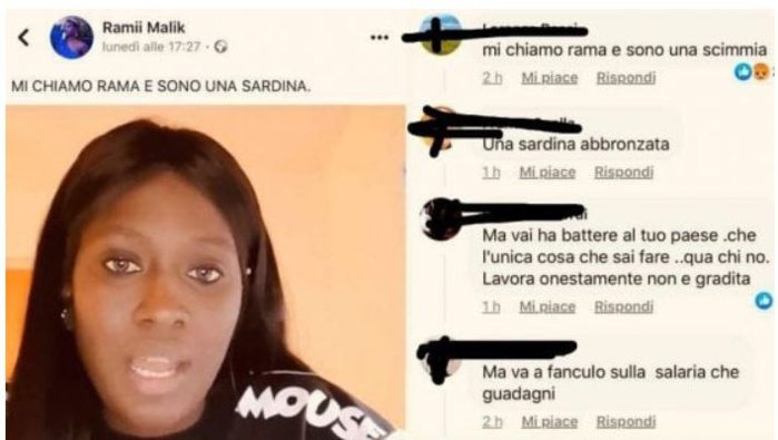 Italie / Pour avoir rejoint le mouvement « des Sardines » : Une sénégalaise victime d’insultes racistes et sexistes.