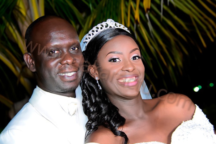 Les Images du mariage de Laurent Sène, DG de la chaîne d’hôtels Fleur de Lys et son épouse Aida Sène.