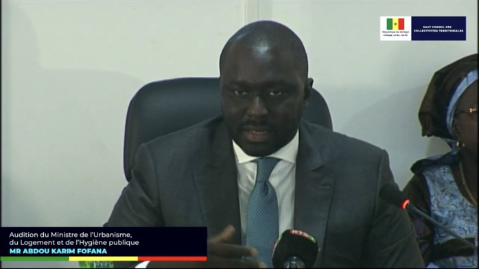 Urbanisme, logement et hygiène publique : Le ministre Abdou Karim Fofana devant le HCCT