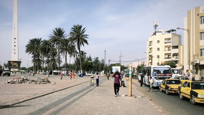 Manifestation du mouvement Ñoo Lànk : Calme plat pour l’instant à la place de la Nation. Manifestation du mouvement Ñoo Lànk : Calme plat pour l’instant à la place de la Nation.