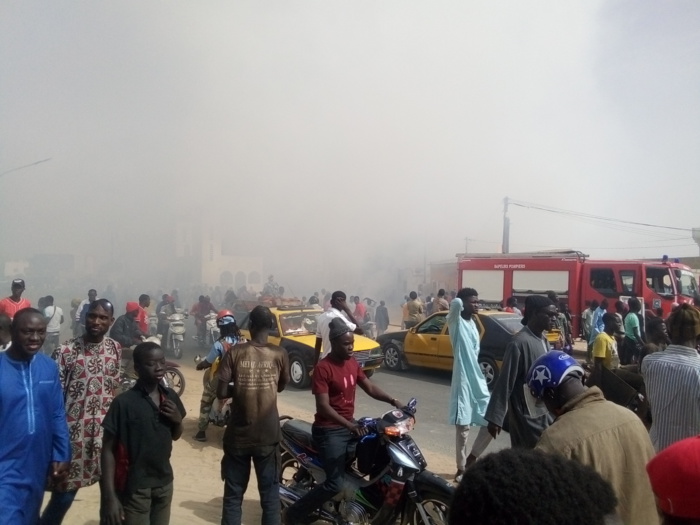 Kaolack : Un incendie ravage l‘atelier d'un mécanicien moto... Plusieurs millions partis en fumée (Images)