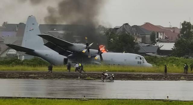 Crash d'un avion de la Monusco à Goma : Aucun mort enregistré