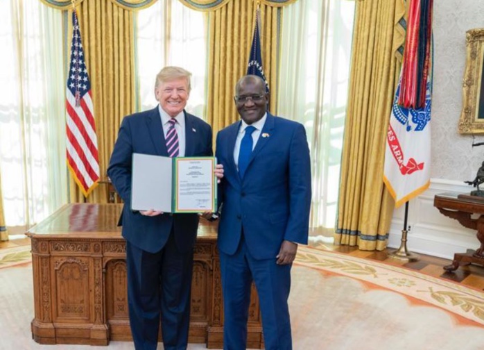   Ambassadeur du Sénégal aux États-Unis : Mansour Elimane Kane enfin reçu par Donald John Trump.