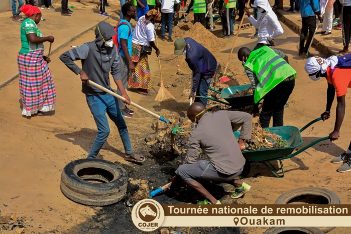 Tournée nationale de remobilisation : la COJER désencombre Ouakam et se structure Tournée nationale de remobilisation : la COJER désencombre Ouakam et se structure