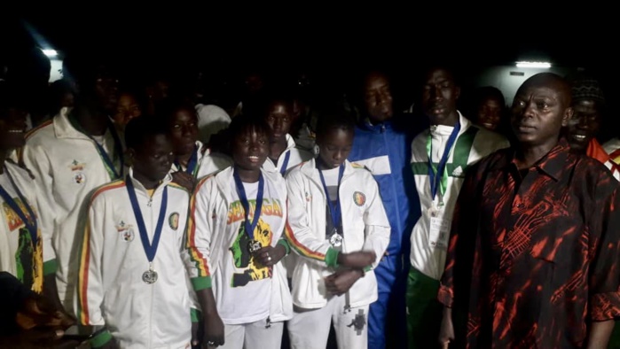 Championnat d'Afrique de karaté de la région Ouest Bamako 2020 : Les athlètes sénégalais décrochent 27 médailles et font une escale à Kaolack.