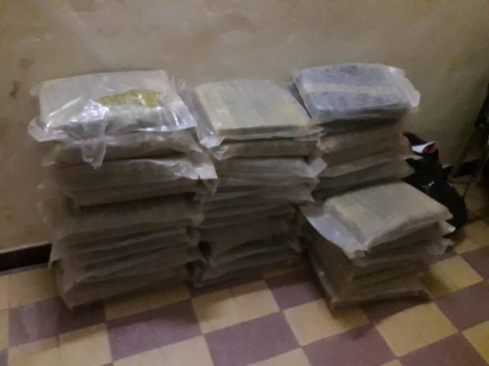 LUTTE CONTRE LE TRAFIC DE DROGUE : Saisie de 236,7 kilogrammes de chanvre indien.