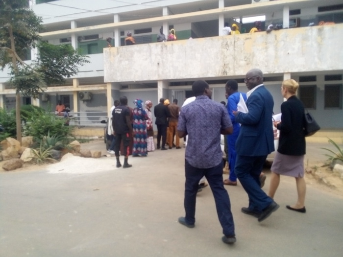 Meurtre du jeune américain : Une délégation de l'ambassade des États-Unis au Sénégal et le Procureur de la république, à l'hôpital régional de Kaolack (Images)