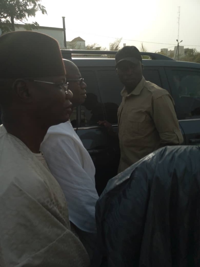 Inhumation du jeune américain Mouhamed Cissé : Augustin Tine et Mor Ngom à Médina Baye.