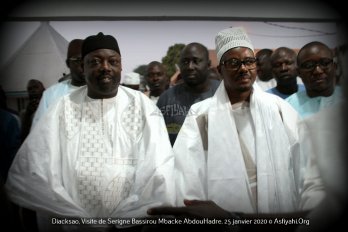 (Images) GAMOU DE DIACKSAO / Cheikh Bass Abdou Khadre Mbacké porteur d'un message du Khalife de Touba, parrain de l'édition 2020.