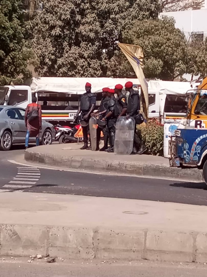 Manif Nio Làank : Les forces de l'ordre déjà sur place...