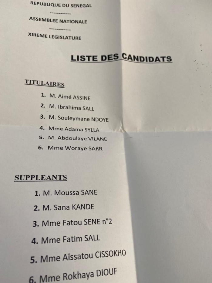 Parlement de la CEDEAO : exit Cissé Lo et Oulimata Guiro, les nouveaux candidats connus Parlement de la CEDEAO : exit Cissé Lo et Oulimata Guiro, les nouveaux candidats connus