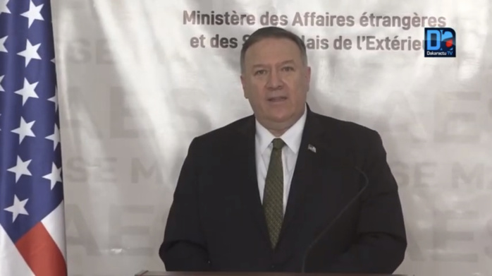 Lutte contre le terrorisme islamiste : "Nous comptons sur le Sénégal, qui est un potentiel allié..." (Mike Pompeo, secrétaire d'État Américain)
