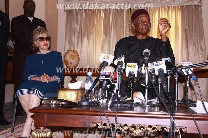 Revivez en images et en son la conférence de presse d'Abdoulaye Wade 