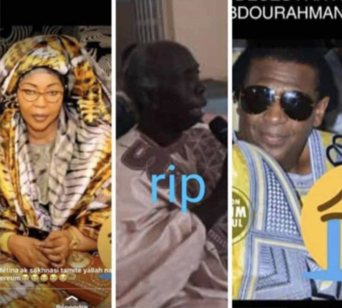Nécrologie : Des prières à Porokhane, après le rappel à Dieu de Serigne Abdourahmane Fall Tilala, son épouse et son bras droit Bou Faye. Nécrologie : Des prières à Porokhane, après le rappel à Dieu de Serigne Abdourahmane Fall Tilala, son épouse et son bras droit Bou Faye.