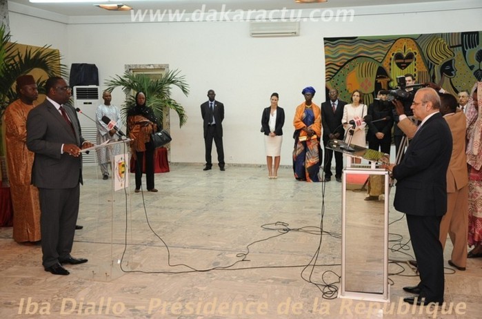 Macky Sall échange avec le corps diplomatique accrédité auprès de lui (PHOTOS)