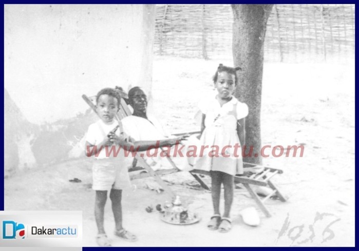 Exclusif! Abdoul Mbaye et sa soeur Aminata, il y a plus de 50 ans, chez leur grand-père à Kaolack