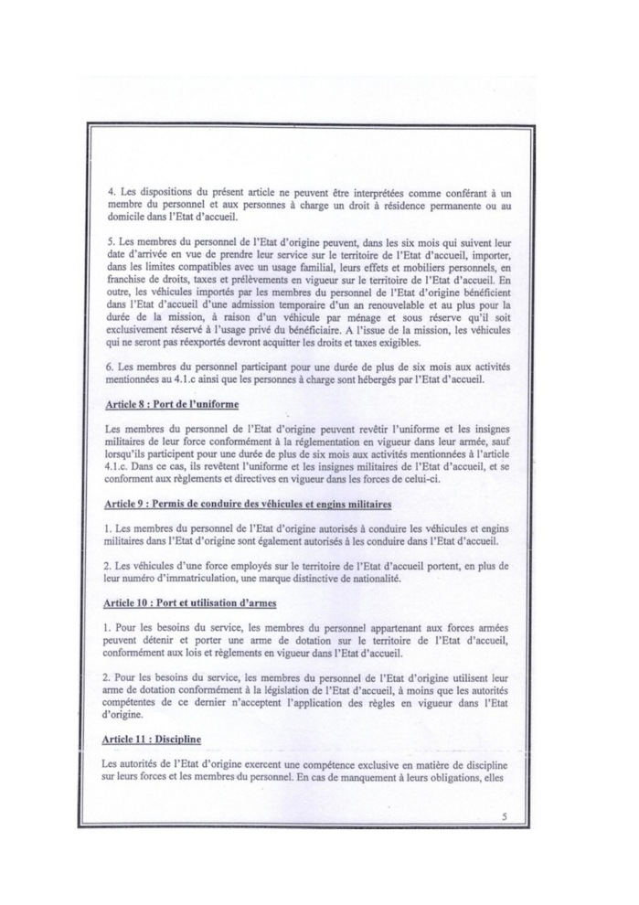 [DOCUMENT] Traité instituant un partenariat en matière de coopération militaire entre la République du Sénégal et la République française
