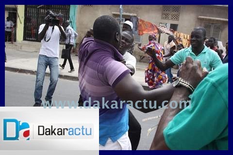 Voici les images de la bagarre qui a éclaté entre les militants libéraux et ceux de Bokk Gis Gis.