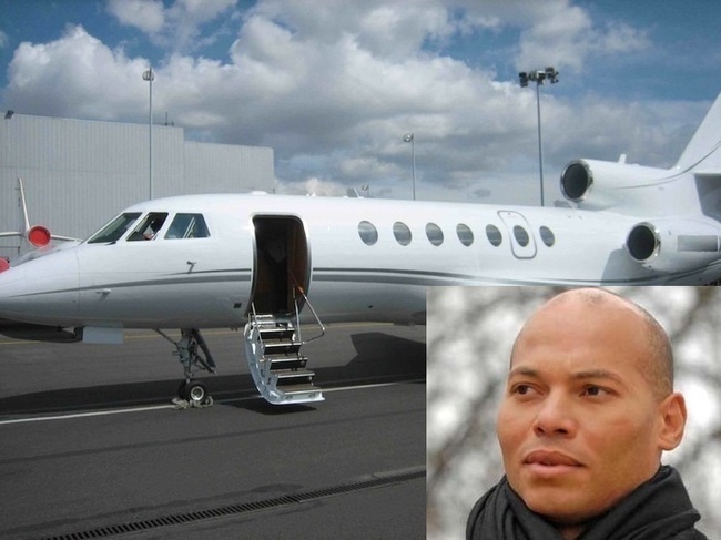 Le jet privé de Karim Wade, une propriété de Abbas Jabber ?
