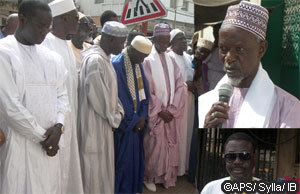 Emotions et souvenirs à la levée du corps de Moustapha Dieng