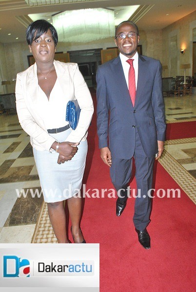 M. le député Abdou Mbow en compagnie de sa femme