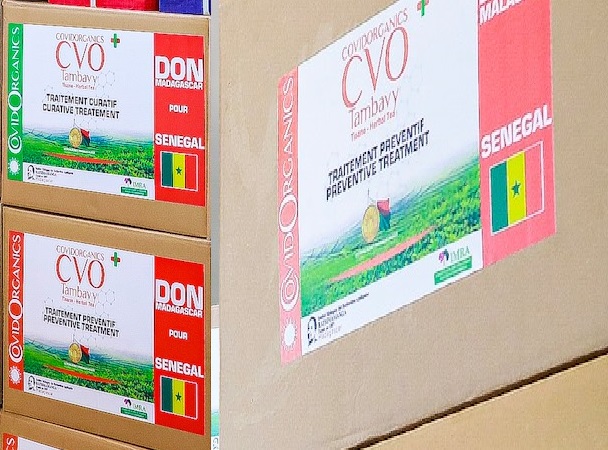 Covid-Organics : les échantillons offerts au Sénégal convoyés par la Guinée Bissau.