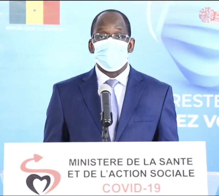 SÉNÉGAL : La déclaration du ministre de la Santé et de l’Action Sociale après 2 mois de lutte contre le COVID-19. SÉNÉGAL : La déclaration du ministre de la Santé et de l’Action Sociale après 2 mois de lutte contre le COVID-19.