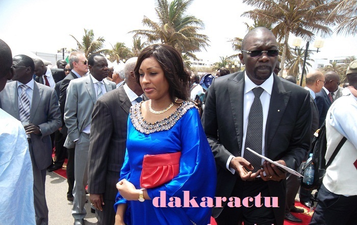 L’ex-Miss Aminata Diallo avec son mari Meissa Ngom, Dg de Chaka Computer