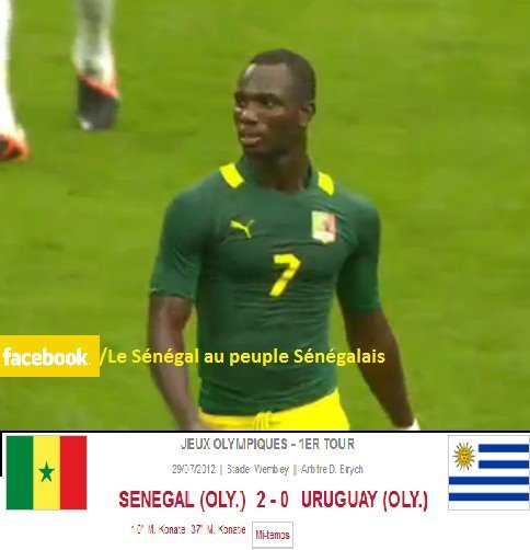 Jeux Olympiques: Le Senegal gagne devant Uruguay 2-0 