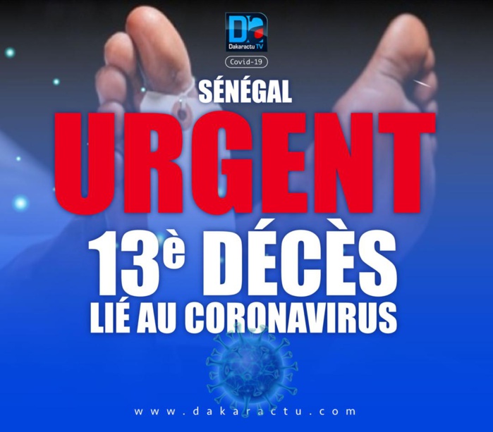 Coronavirus : Quatre nouveaux décès de plus en 48 heures au Sénégal