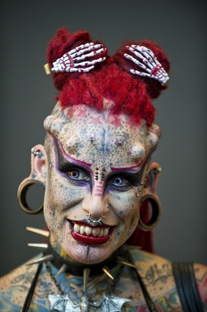 Voici Maria Jose Cristerna , la femme vampire (PHOTOS)