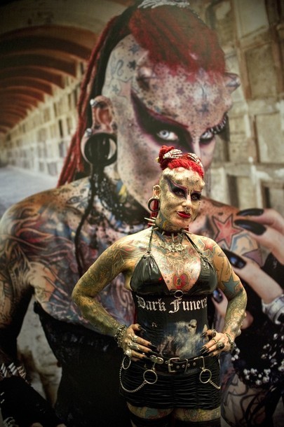 Voici Maria Jose Cristerna , la femme vampire (PHOTOS)