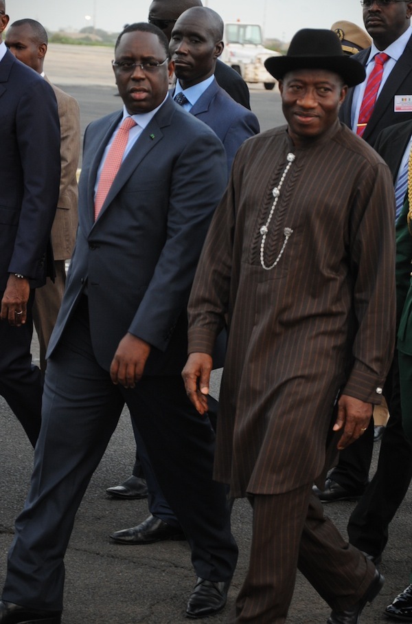 Goodluck Jonathan juge ''satisfaisante'' sa visite à Dakar