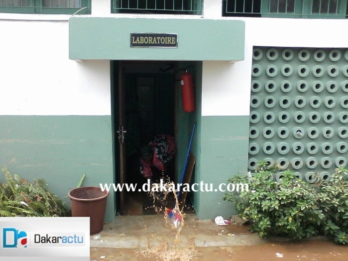 Inondations à dakar : Photos du dispensaire Philippe Maguilène Senghor.
