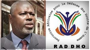 Aide aux sinistrés: La Raddho met 1 million sur la table.