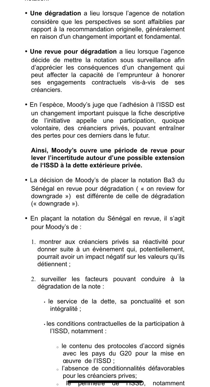 Note d’information : Les éclairages du ministère des Finances et du Budget sur l’annonce de Moody’s. Note d’information : Les éclairages du ministère des Finances et du Budget sur l’annonce de Moody’s.
