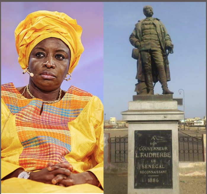 Aminata Touré pour le deboulonnement de la statue de Faidherbe.