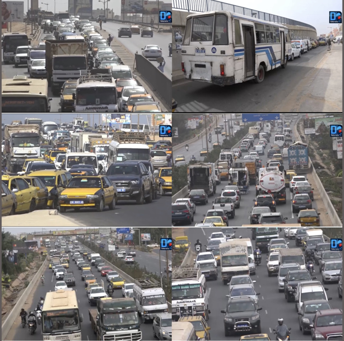 Circulation routière : Dakar de plus en plus embouteillée à l’approche de la Tabaski.