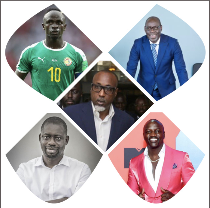 Akon, Sadio Mané, Alioune Ndiaye, Felwine Sarr et Yérim Sow parmi les 100 africains influents dans le monde. Akon, Sadio Mané, Alioune Ndiaye, Felwine Sarr et Yérim Sow parmi les 100 africains influents dans le monde.