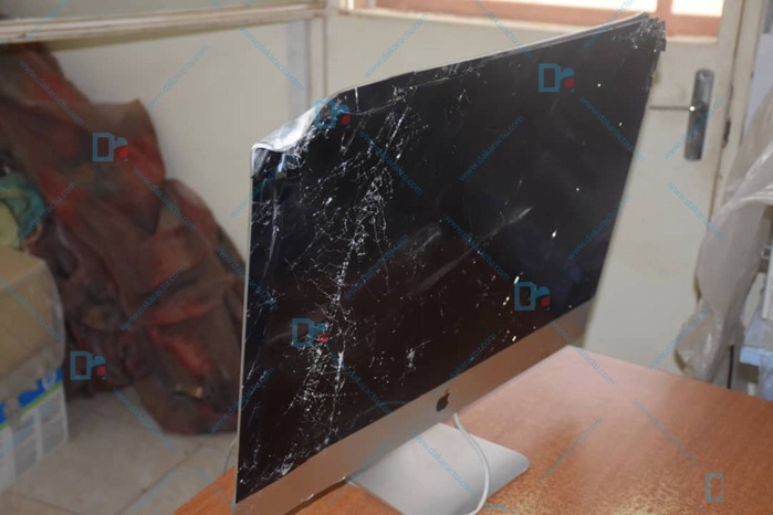 Les images du saccage des locaux du journal "Les Echos" après l'article sur l'hospitalisation de Serigne Moustapha Sy Les images du saccage des locaux du journal "Les Echos" après l'article sur l'hospitalisation de Serigne Moustapha Sy