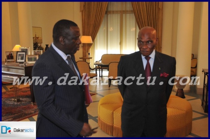 Me Abdoulaye Wade et Cheikh Tidiane Gadio