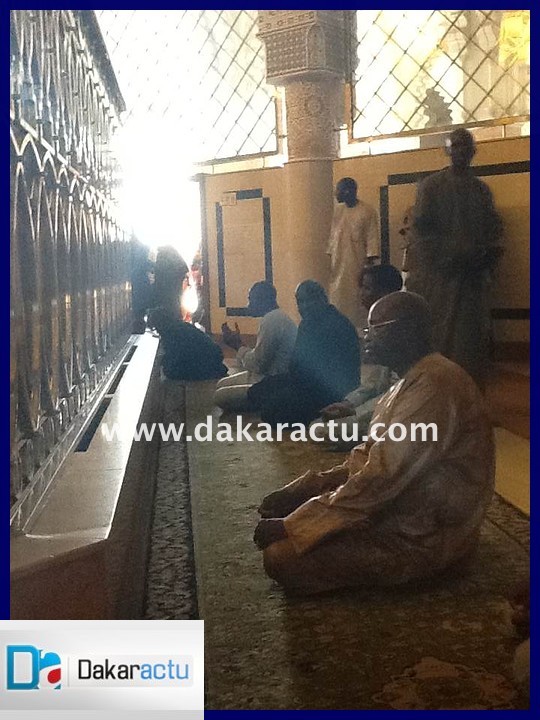 Les images de la visite d'Alioune Badara Cissé chez le Khalife général des mourides.