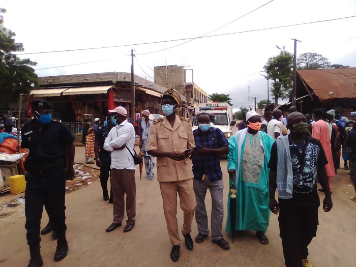 Lutte contre la covid-19 à Kolda : Visite du préfet pour constater l’effectivité des nouvelles mesures. Lutte contre la covid-19 à Kolda : Visite du préfet pour constater l’effectivité des nouvelles mesures.