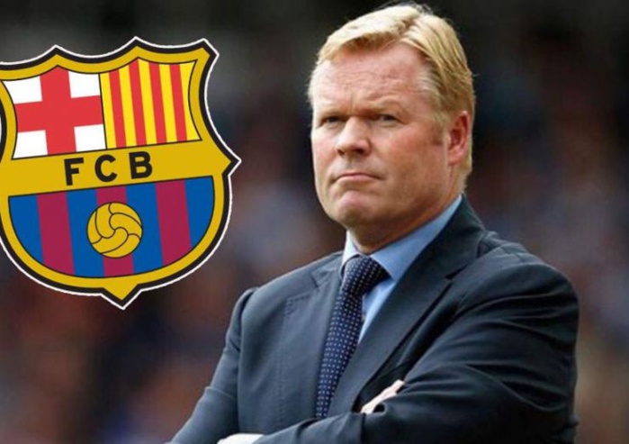 Football : Ronald Koeman sera le prochain entraîneur du FC Barcelone.